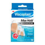 Viscoplast Max Hold, waterproof and breathable plasters, 12 pieces