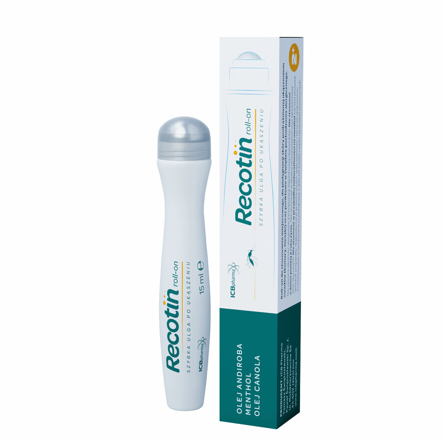 Recotin, roll-on para picaduras de insectos, 15 ml