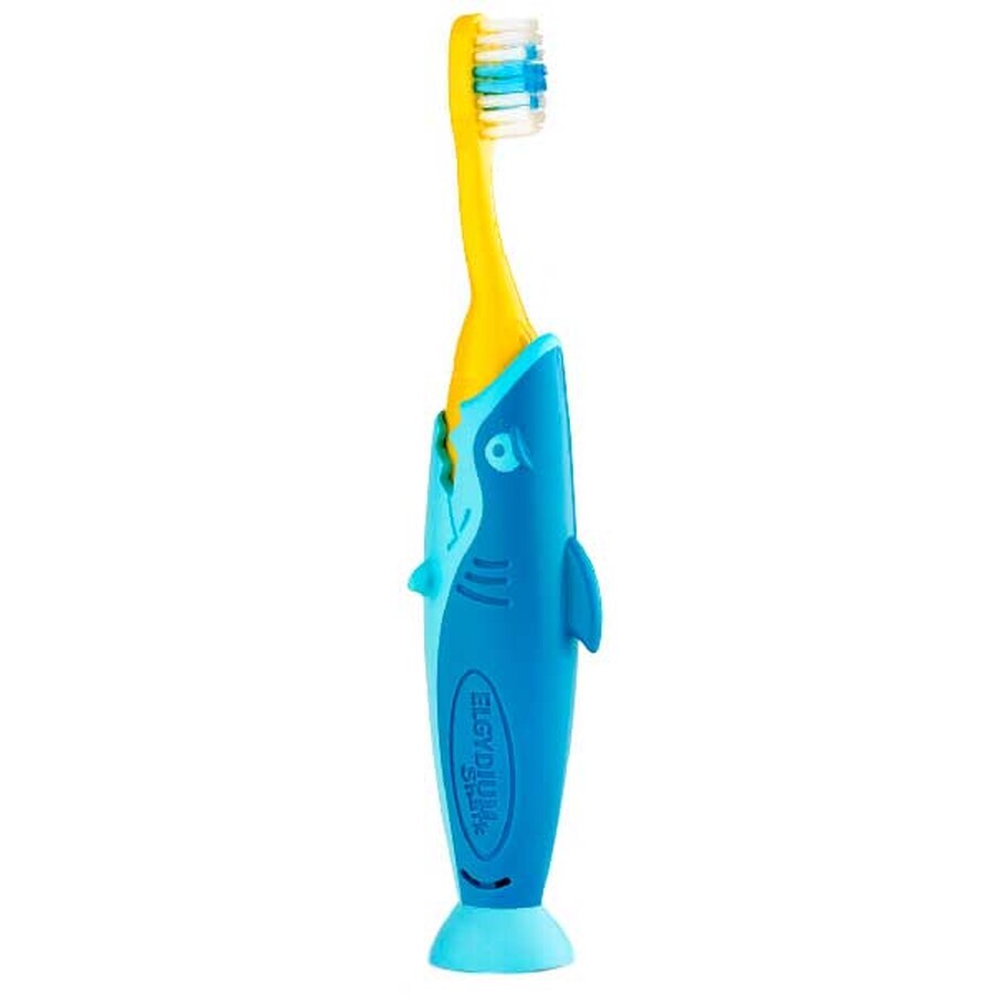 Elgydium Pocket Kids Shark Children's Travel Toothbrush 2-6 Years 1 Piece