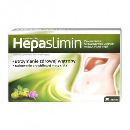 Hepaslimin con vitamina D3, 30 comprimidos recubiertos con película