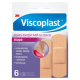 Viscoplast Foot, Comfort Mix plasters for excoriations, 6 pieces