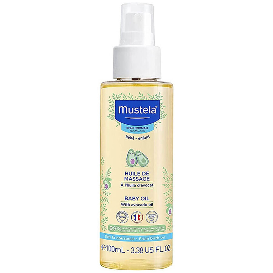 Mustela Olio per Massaggio, 100 ml