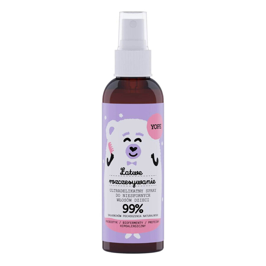 Yope Easy Detangling, spray de descurcare ultra-ușoară, pentru copii peste 3 ani, 150ml