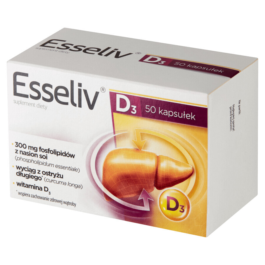 Esseliv D3, 50 capsules