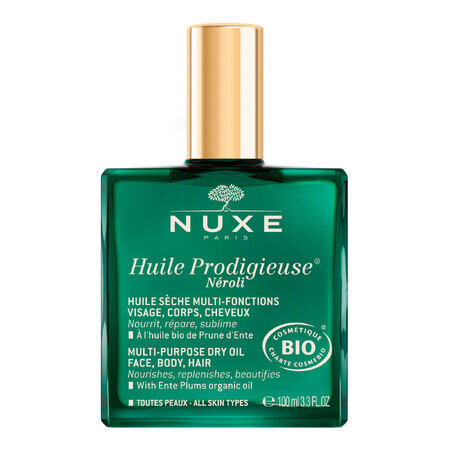 Nuxe Huile Prodigieuse Neroli, aceite seco para cuerpo, rostro y cabello, 100 ml