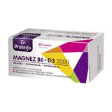 Protego Magnesio B6 + D3 2000 UI, 60 comprimidos