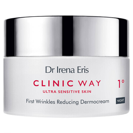 Dr. Irena Eris Clinic Way 1°, dermo-cream to reduce the first wrinkles, for night, 50 ml.