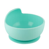 Canpol Babies, silicone bowl with suction cup, turquoise, from 6 months, 330 ml