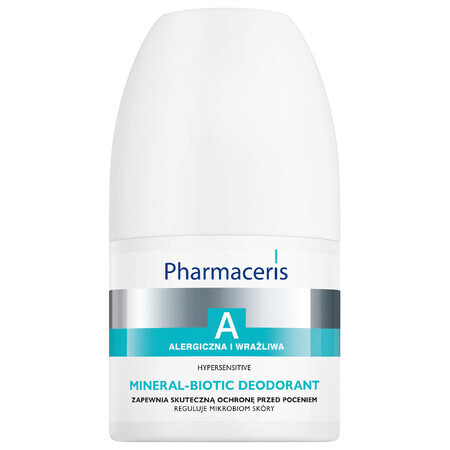 Pharmaceris A Mineral Biotic Hipersensible, desodorante roll-on, 50 ml