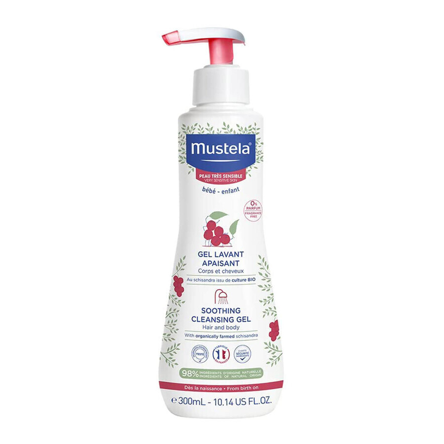 Mustela Beruhigendes Waschgel, 300 ml