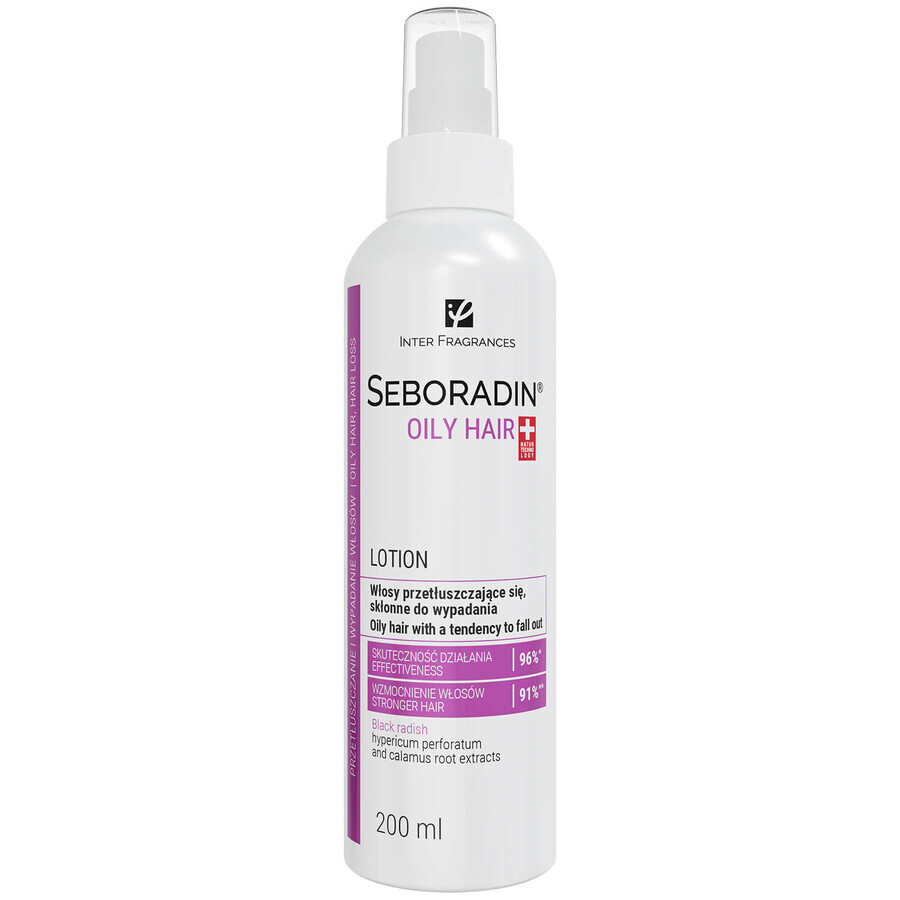 Seboradin Oily Hair, lotion for oily hair prone to hair loss, 200 ml