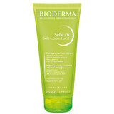 Bioderma Sebium Gel Moussant Actif, gel limpiador activo para pieles grasas y con tendencia acneica, 200 ml