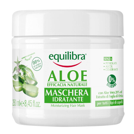 Equilibra Feuchtigkeitsspendende Aloe Maske, 250 ml