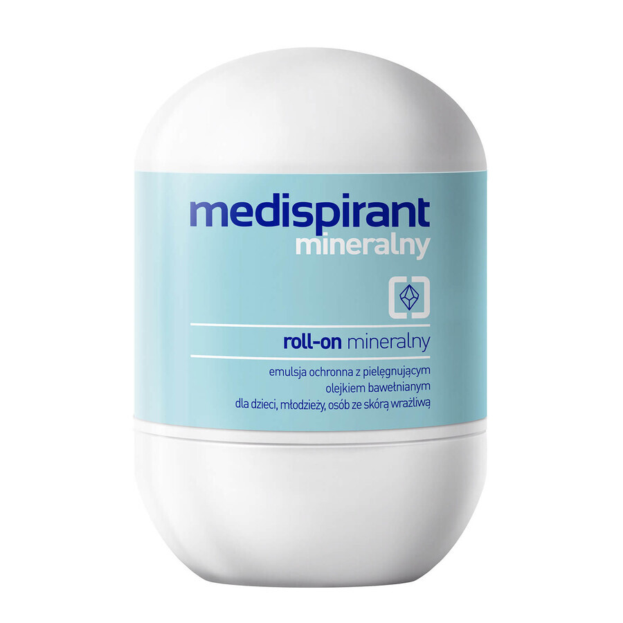 Medispirant Mineral, antitranspirante roll-on, 40 ml