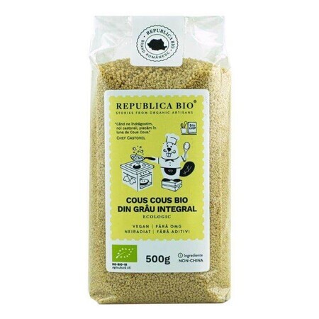 Cous Cous Bio integrale, 500 g, Republica Bio