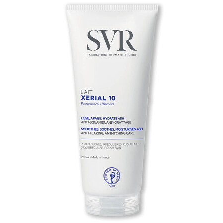 SVR Xerial 10, leche hidratante corporal para suavizar la piel áspera, 200 ml