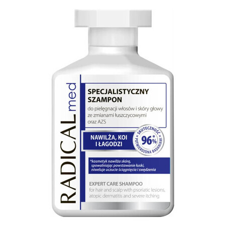 Radical Med, Specialized shampoo for hair and scalp care with psoriasis and AD lesions, 300 ml