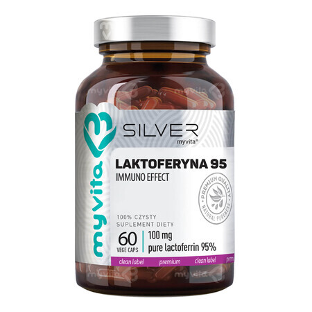 MyVita Silver Lactoferrin 95, 60 cápsulas