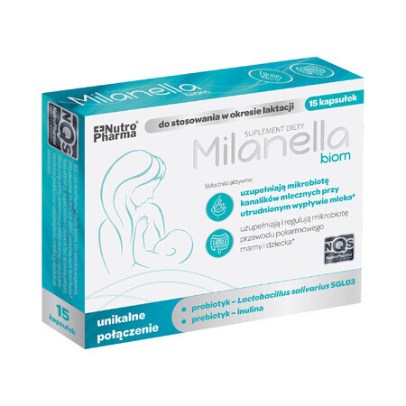 Milanella Biom, 15 cápsulas