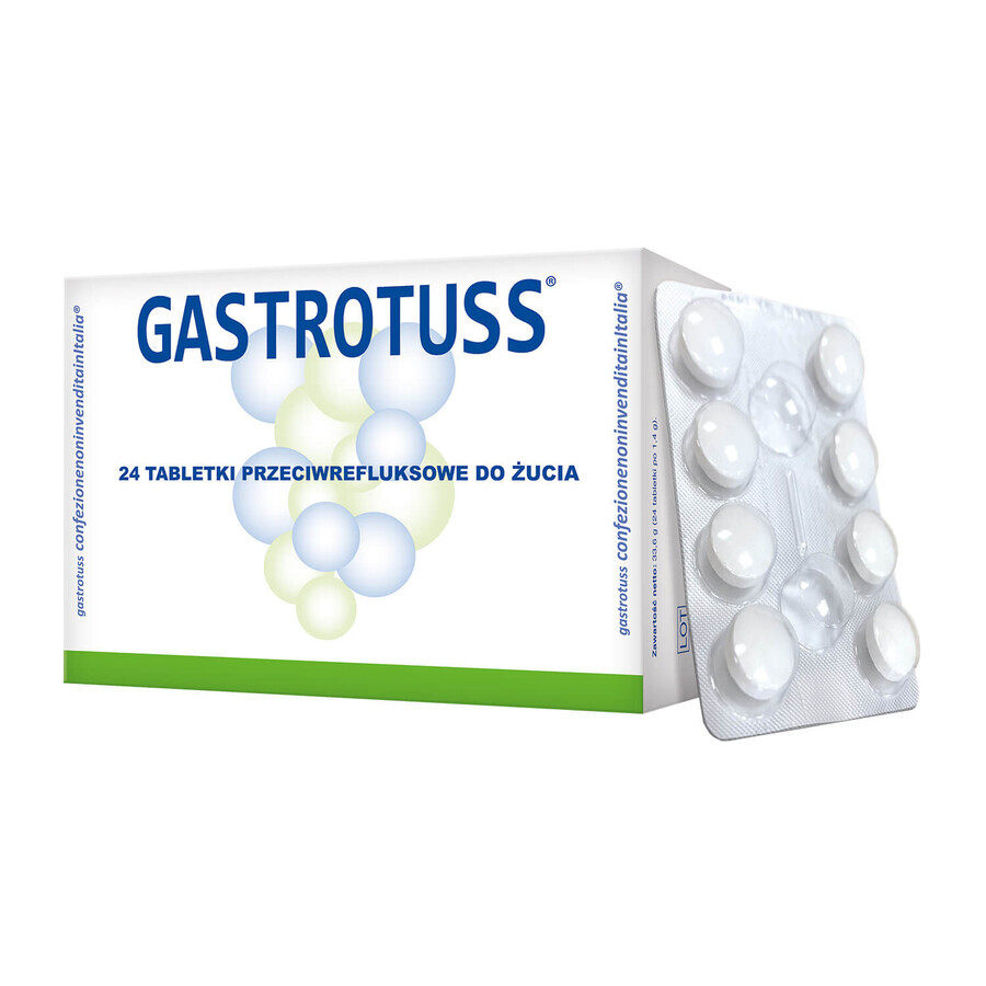 Gastrotuss, 24 comprimidos masticables