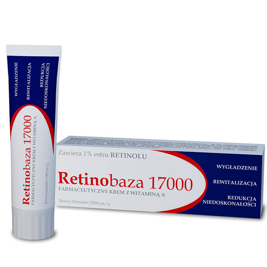 Retinobase 17000, crema farmacéutica de vitamina A, 30 g