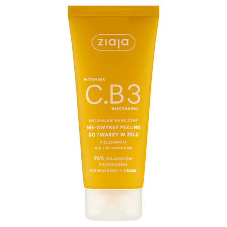 Ziaja Vitamina C.B3 Niacinamida, gel exfoliante no comedogénico, 100 ml