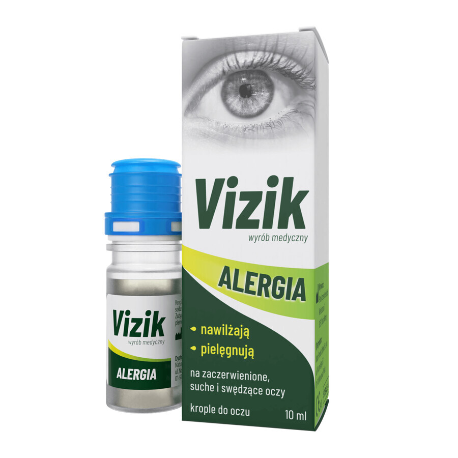 Vizik Allergy Rojo, ojos secos y con picor, gotas oftálmicas, 10 ml