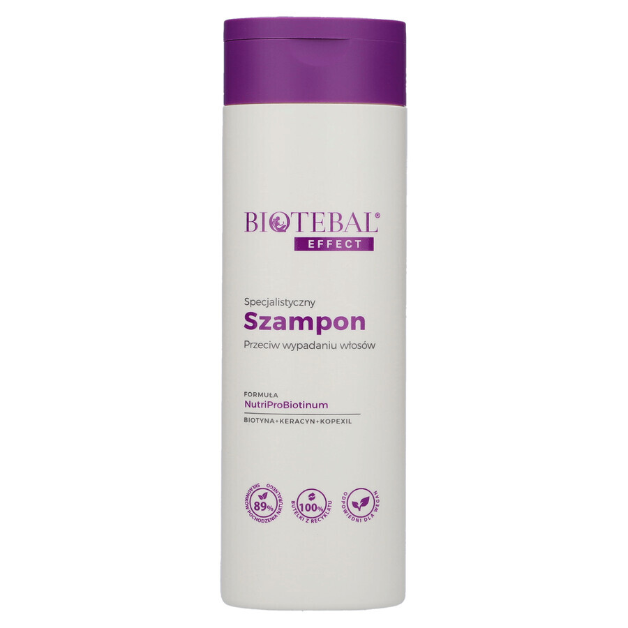 Biotebal Effect, champú especializado contra la caída del cabello, 200 ml