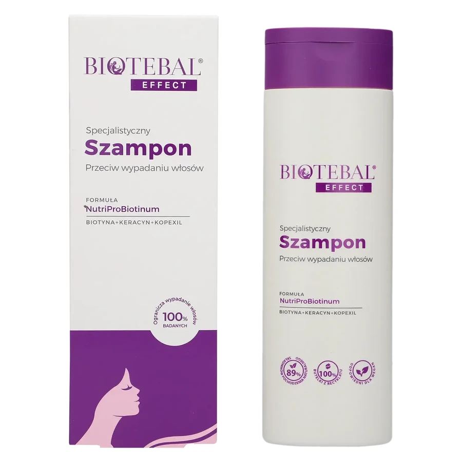 Biotebal Effect, champú especializado contra la caída del cabello, 200 ml
