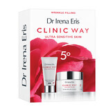 Kit Dr. Irena Eris Clinic Way 5°, wrinkle filling dermocream, day, 50 ml + night dermocream, 30 ml