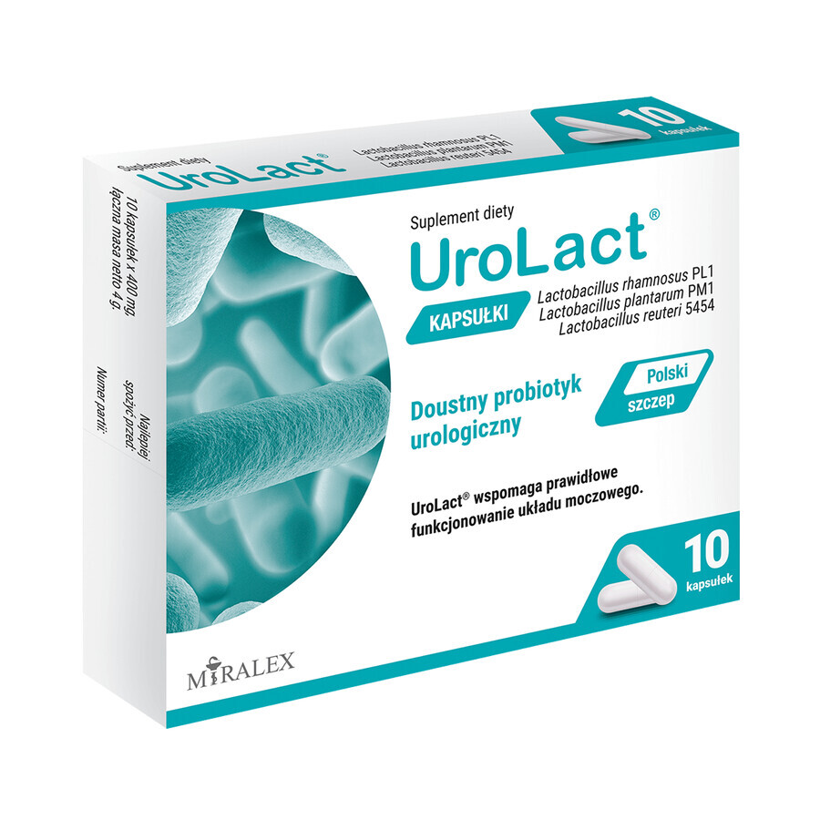 UroLact, 10 cápsulas