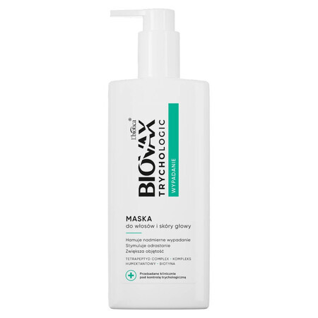 Biovax Trychologic Prolapso, mascarilla para cabello y cuero cabelludo, 200 ml