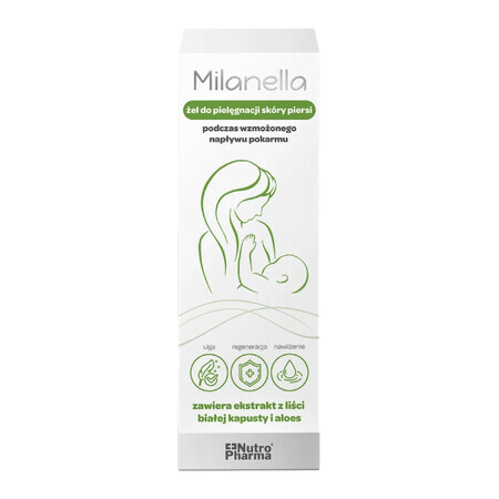 Milanella, breast skin care gel, 75 ml