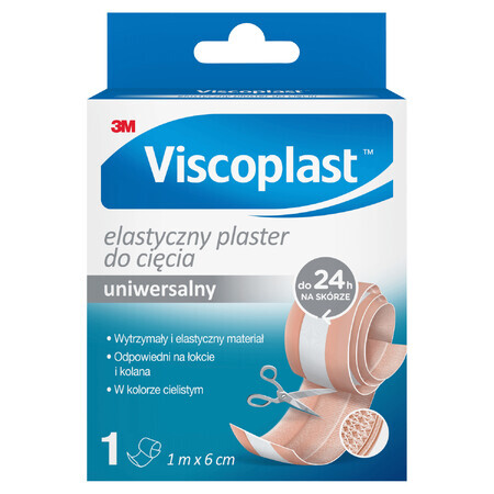 Viscoplast Elástico, escayola cortante, beige, 1 m x 6 cm, 1 pieza