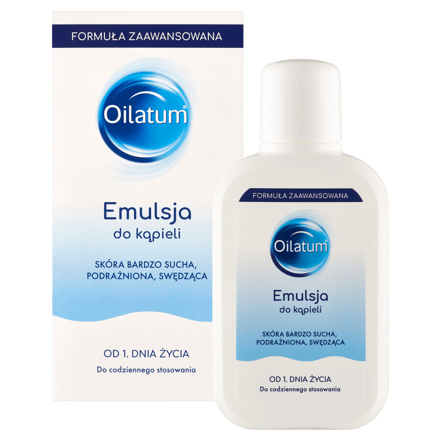 Oilatum Advanced Formula, emulsión de baño, desde el primer día de vida, 250 ml