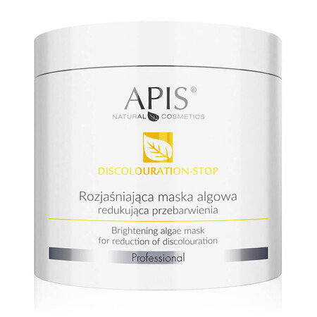 Apis Discolouration-Stop, mascarilla de algas iluminadora para reducir la decoloración, 200 g