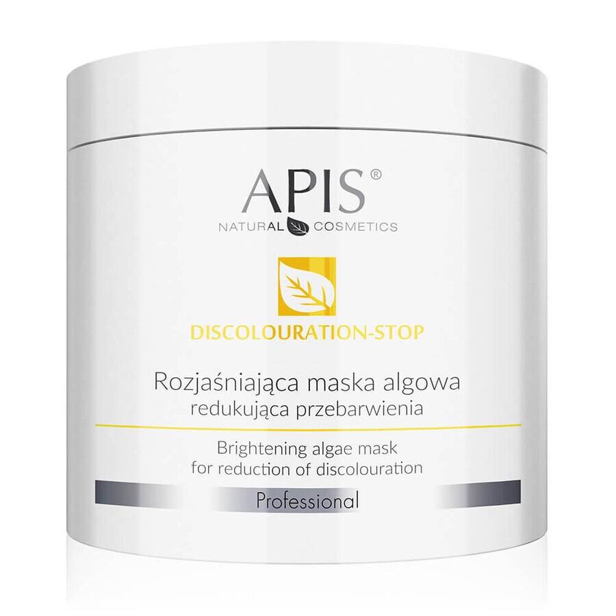 Apis Discolouration-Stop, mascarilla de algas iluminadora para reducir la decoloración, 200 g