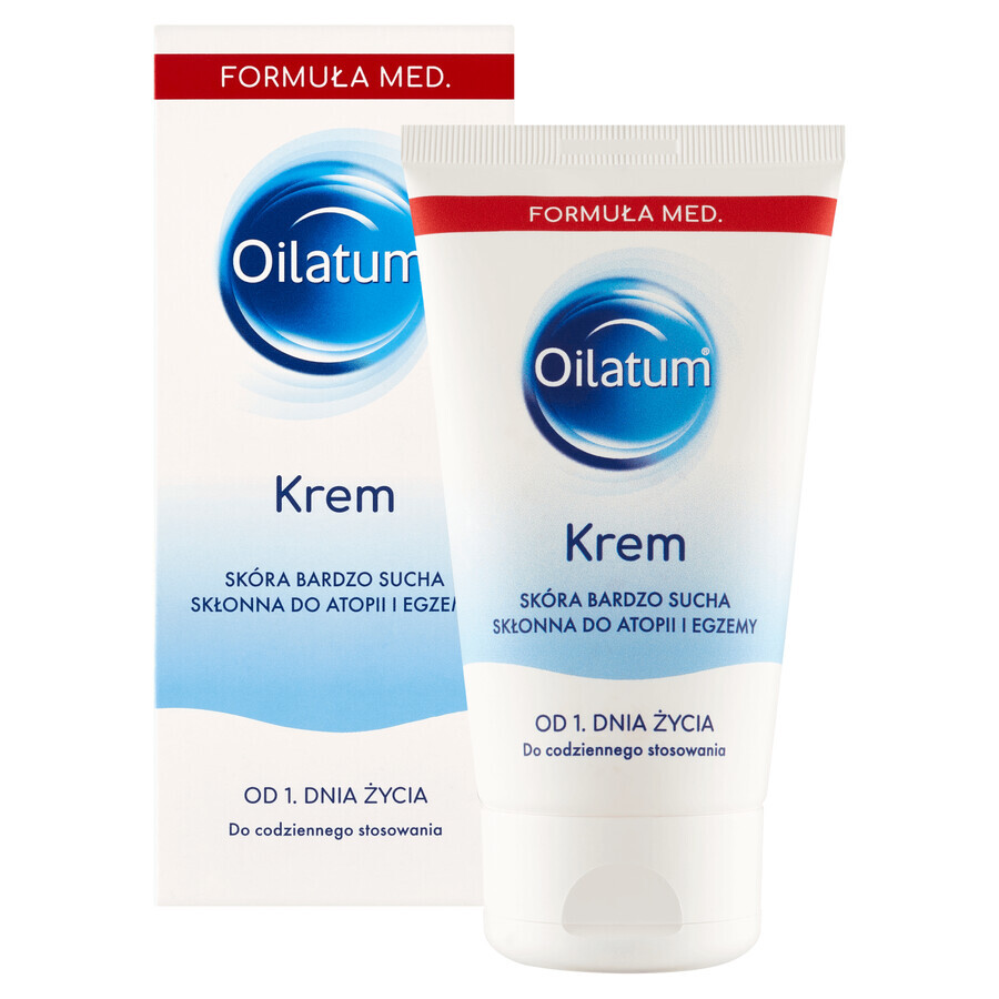 Oilatum Fórmula Med crema, pieles secas, muy secas, atópicas y alérgicas, desde el primer día de vida, 150 g