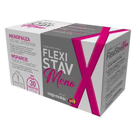 FlexiStav Meno, sabor mango-maracuyá, 30 sobres