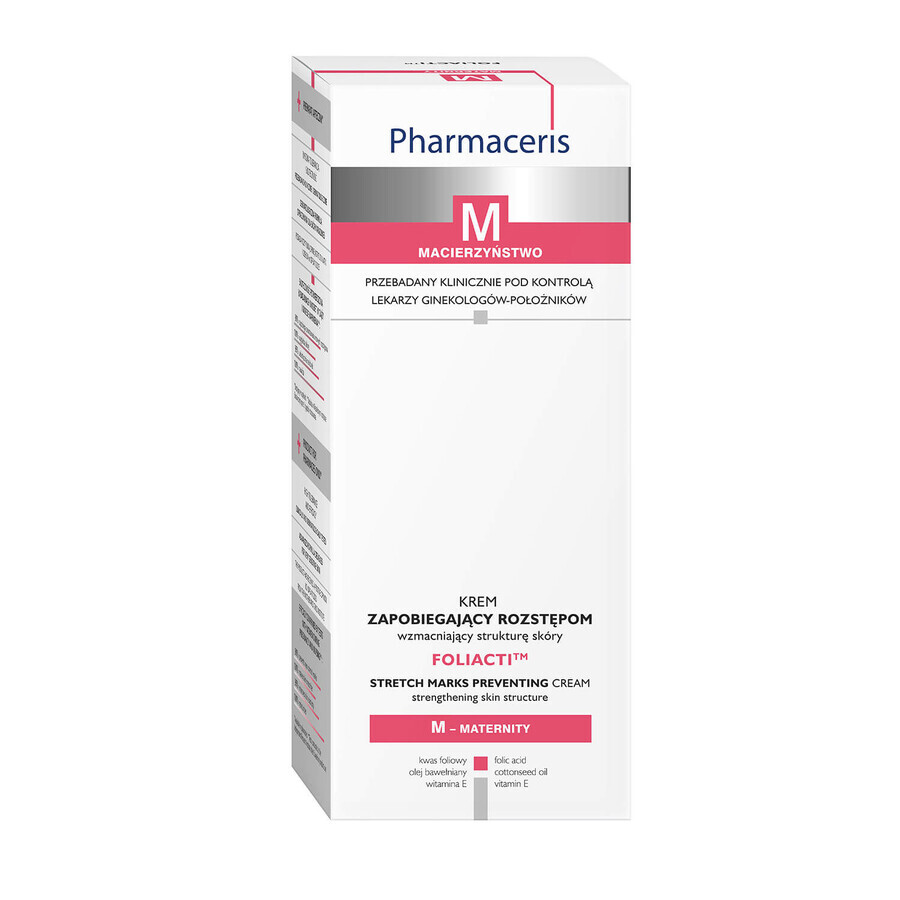 Pharmaceris M Foliacti, Crema antiestrías para reforzar la estructura de la piel, 150 ml