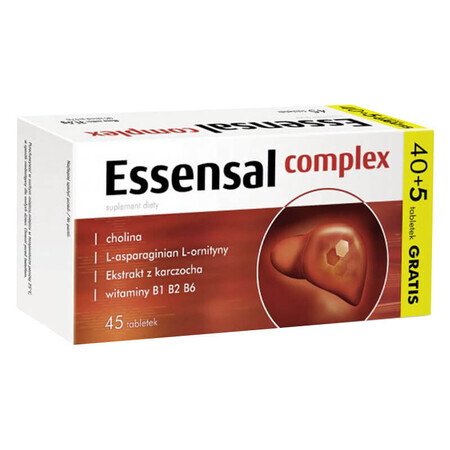 Complejo Essensal, 40 comprimidos + 5 comprimidos gratuitos