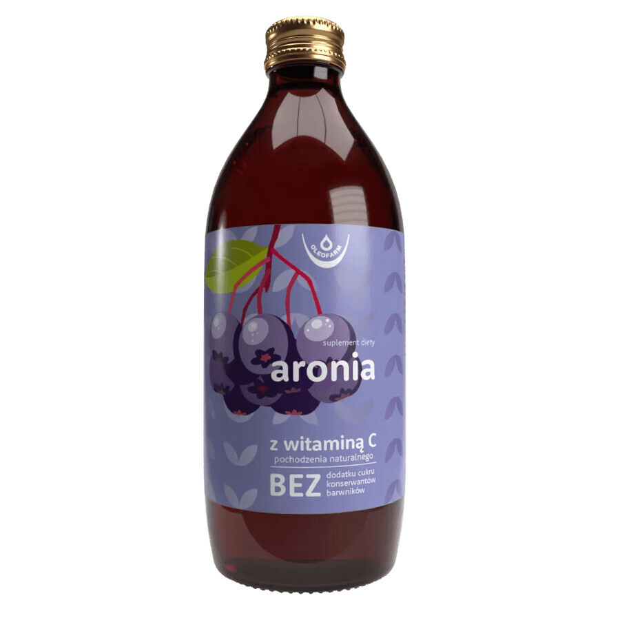 Oleofarm Aronia avec vitamine C, 500 ml