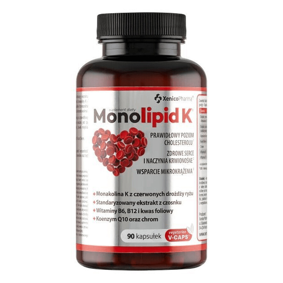 Monolipid K, 90 vegetarische capsules