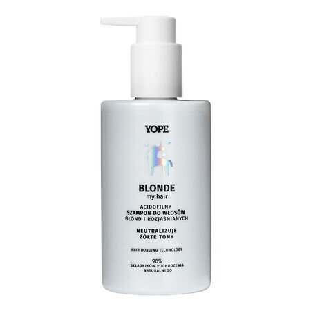 Yope Blonde My Hair, Șampon pentru păr blond și decolorat, 300 ml