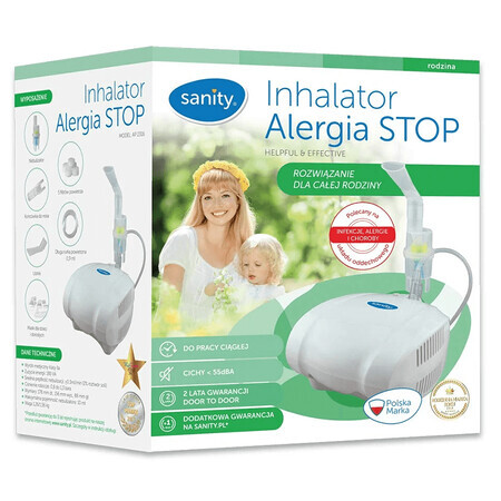 Sanity Allergy Stop A500LW00, compressor inhaler