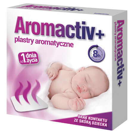 Aromactiv+, parche aromático desde el primer día de vida, 5 unidades ENVASE DEFECTUADO