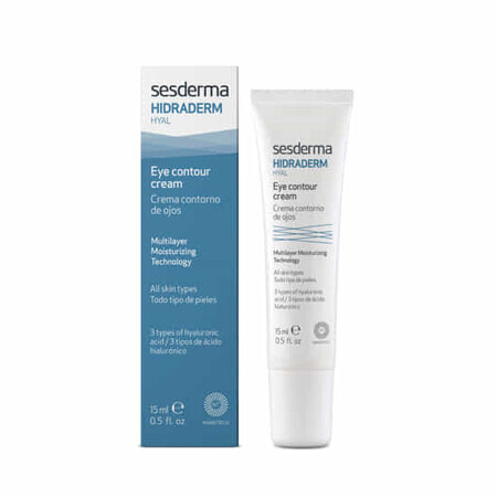 Sesderma Hydraderm Hyal Oogomtrekcrème, 15 ml