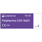 Polpharma 0,9% NaCl, solución de cloruro sódico, 10 ml x 100 ampollas ENVASE DESTRUIDO