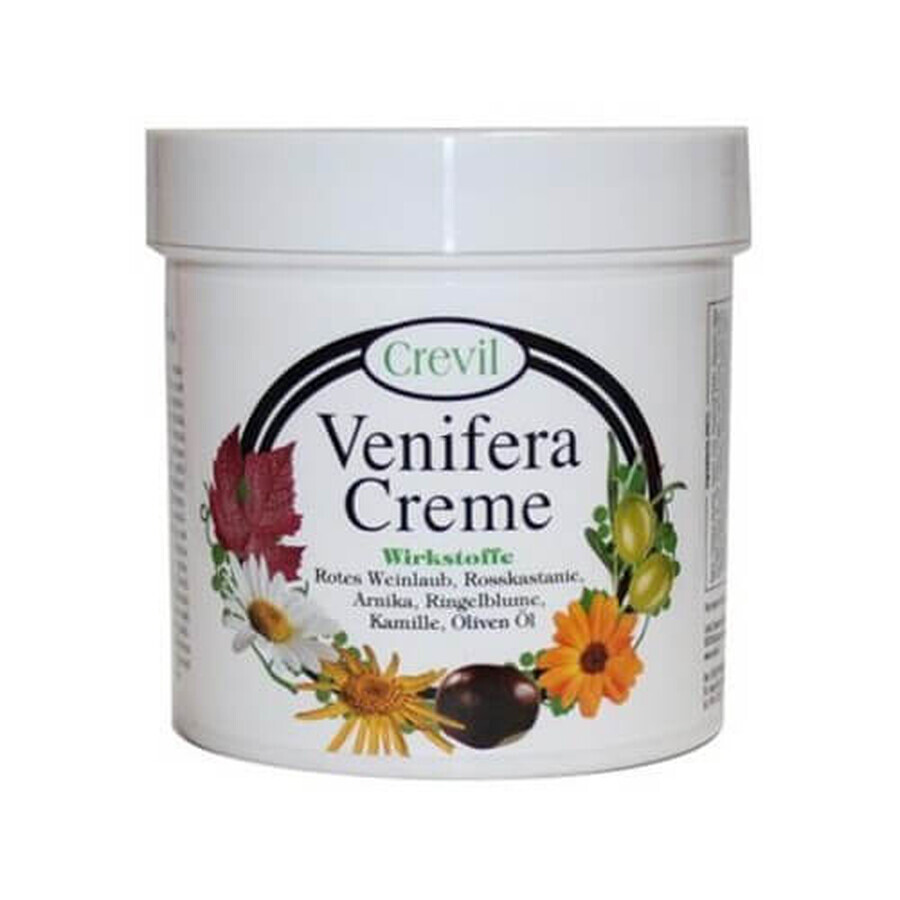 Crema de árnica de montaña, castaña silvestre, Crevil Venifera, 250 g, Crevil