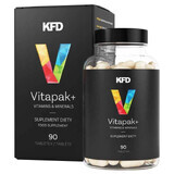 KFD VitaPak+ Vitaminas y Minerales, 90 comprimidos ENVASE DEPOSITADO